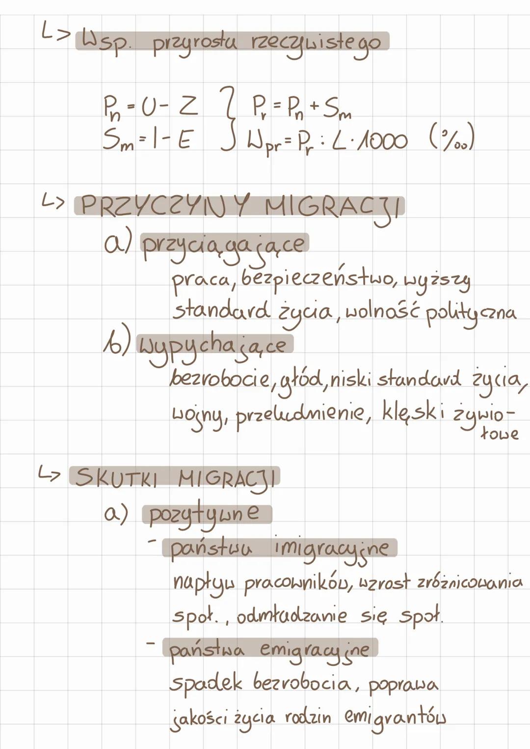 1. Zmiany L. ludności
دا
L> na zmiany L.L. wpłynety
.
WZROST
SPADEK
دا
.
rewolucja przemysłowa i neolityczna
rozwój medycyny.
postęp technol