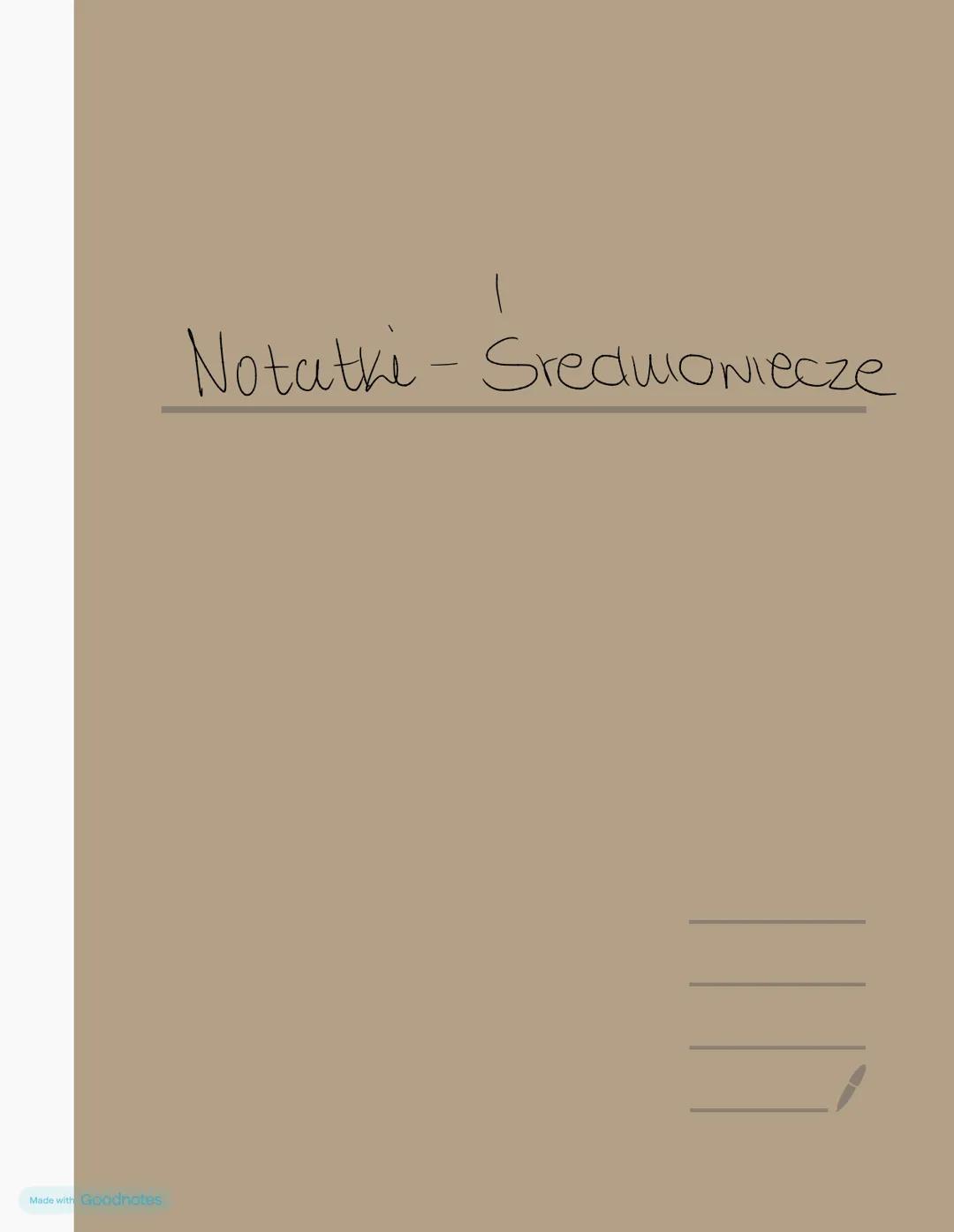 Made with Goodnotes
Notatki-Sredniowiecze FILOZOFIA:
ŚREDNIOWIECZE
Europa ca
do XV w.
Polska od X cle XV w.
augustynizm (św. Augustyn)
1) na