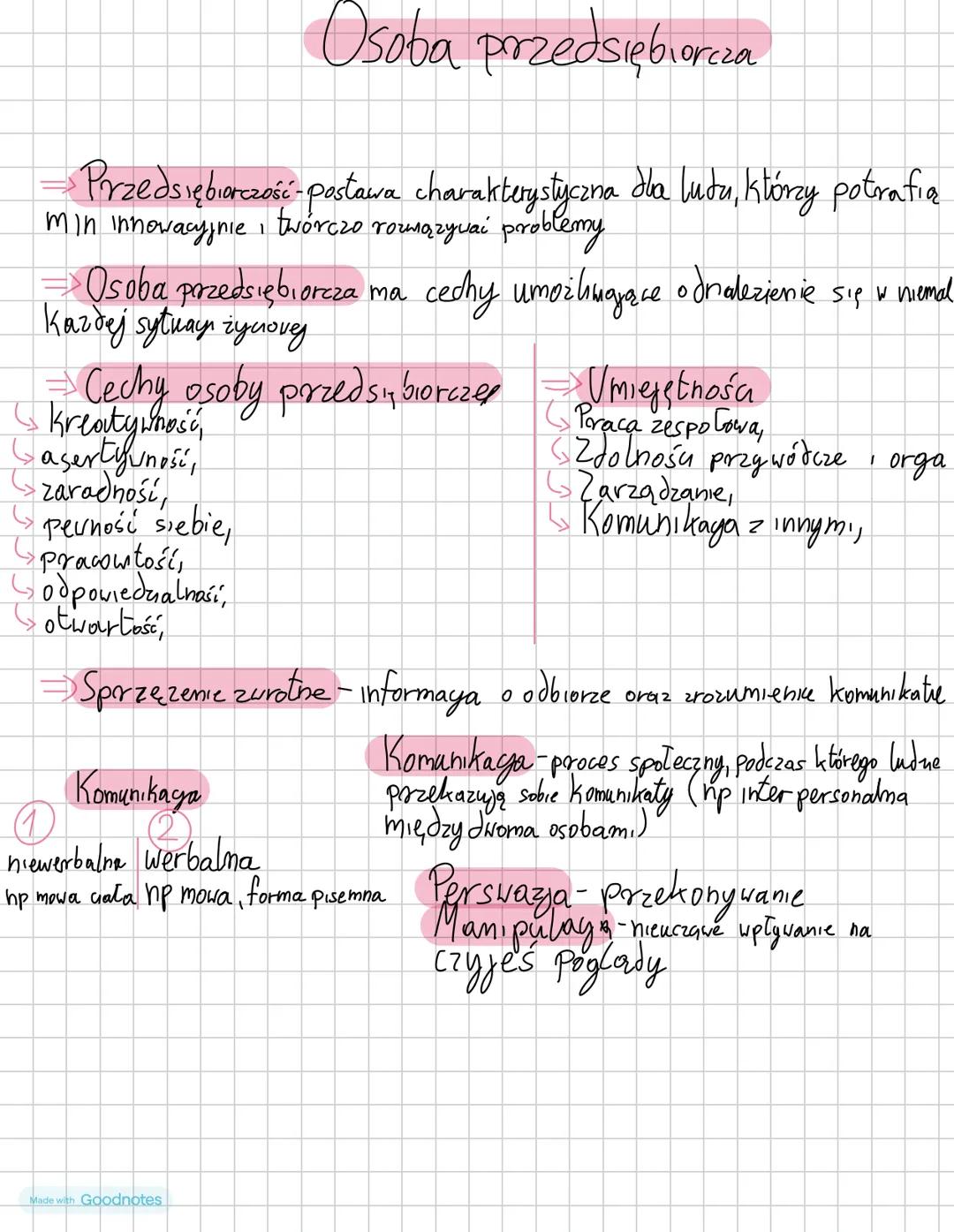 Osoba przedsiębiorcza