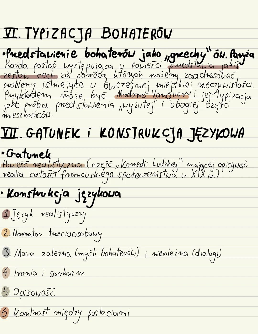 Ojciec
"Goviot Honoré de Balzac
I. CHARAKTERYSTYKA POSTACI
·JEAN-JOACHIM GORIOT
Bogaty producent makaromu. Wzbogacił się skupując
majątki po