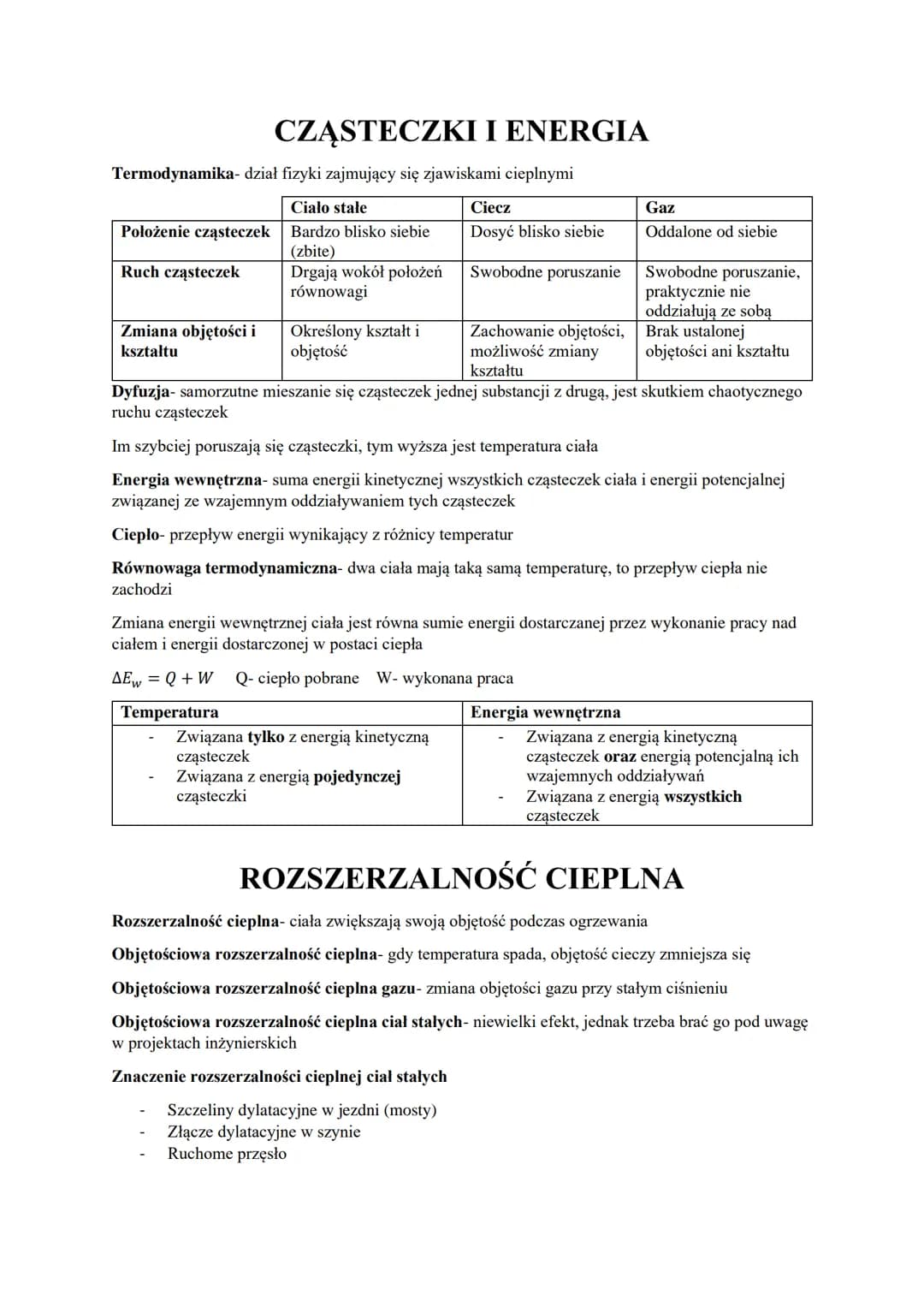 Fizyka klasa 3 dział 1 – strona 1