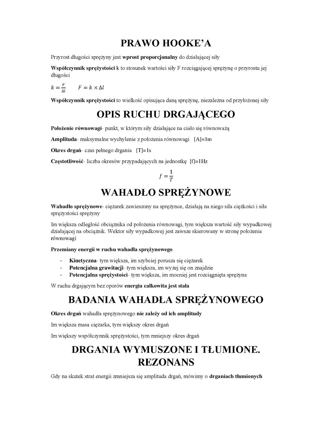 Fizyka klasa 3 dział 2