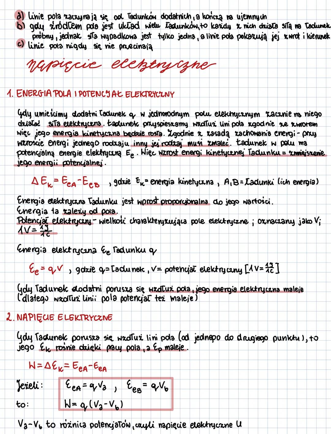 tadunst elebzlryczny, plzliveniki
1. £ADUNEK ELEKTRYCZNY
Cząstki mają Tadunek elektryczny, może być on dodatni lub ujemny; jego
podstawową j