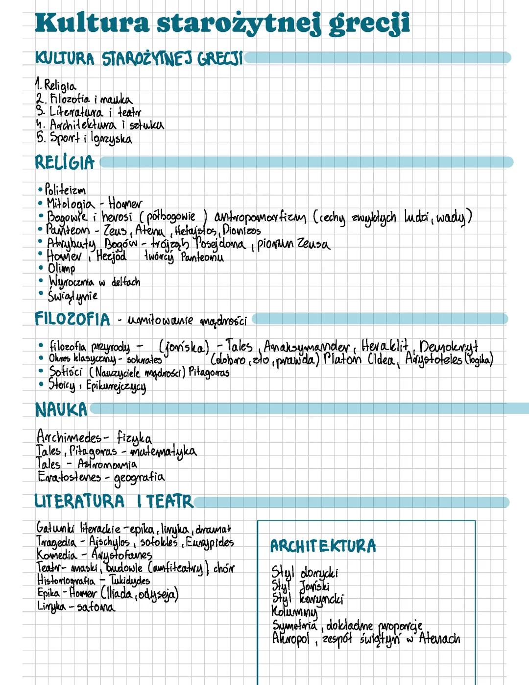 Kultura starożytnej Grecji