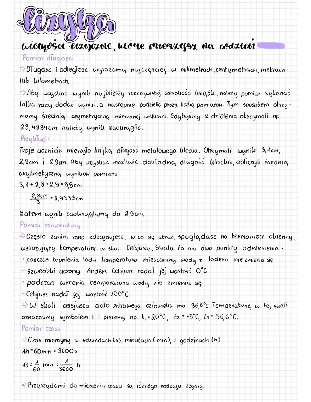 Dział 1 wykonujemy pomiary