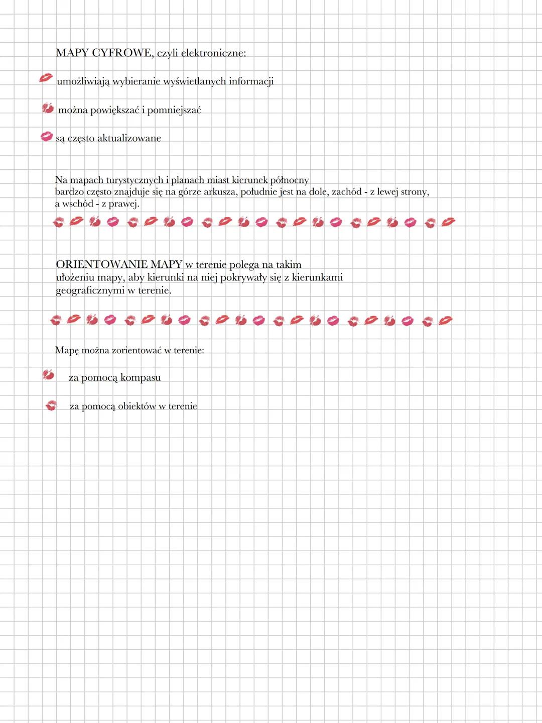 n.p.m. to skrót od „,nad poziomem morza".
PODSUMOWANIE
Mapa to obraz powierzchni
Ziemi lub jej fragmentu, widzianego z
góry, na płaszczyźnie