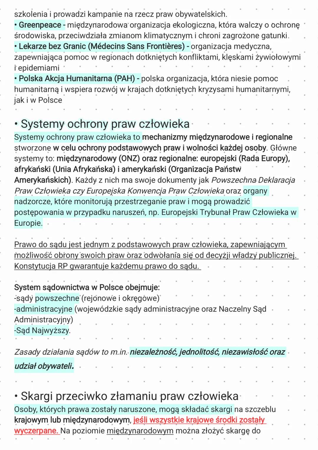 # Prawa Człowieka
• Prawa człowieka
-> zespół fundamentalnych, powszechnych praw przysługujących człowiekowi
-> podstawowe prawa przysług