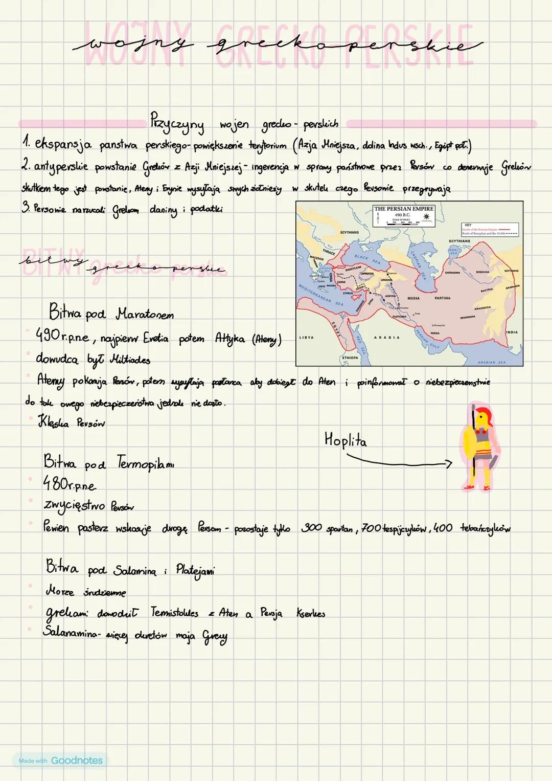 1.
wo
wojny greck
greeks
Przyczyny wojen gredeo- perskich
ekspansja panstwa perskiego- powiększenie terytorium (Azja Mniejsza, ddina Indus w