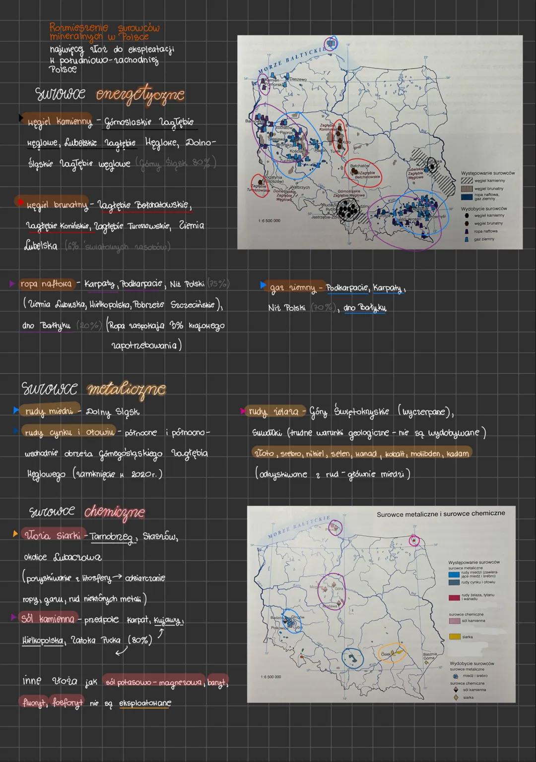 Surowce mineralne Polski
Bogactwa naturalne - wszystkie vryteczne dla człowieka składniki Środowiska przyrodniczego
Odnawialne
(potrafią szy