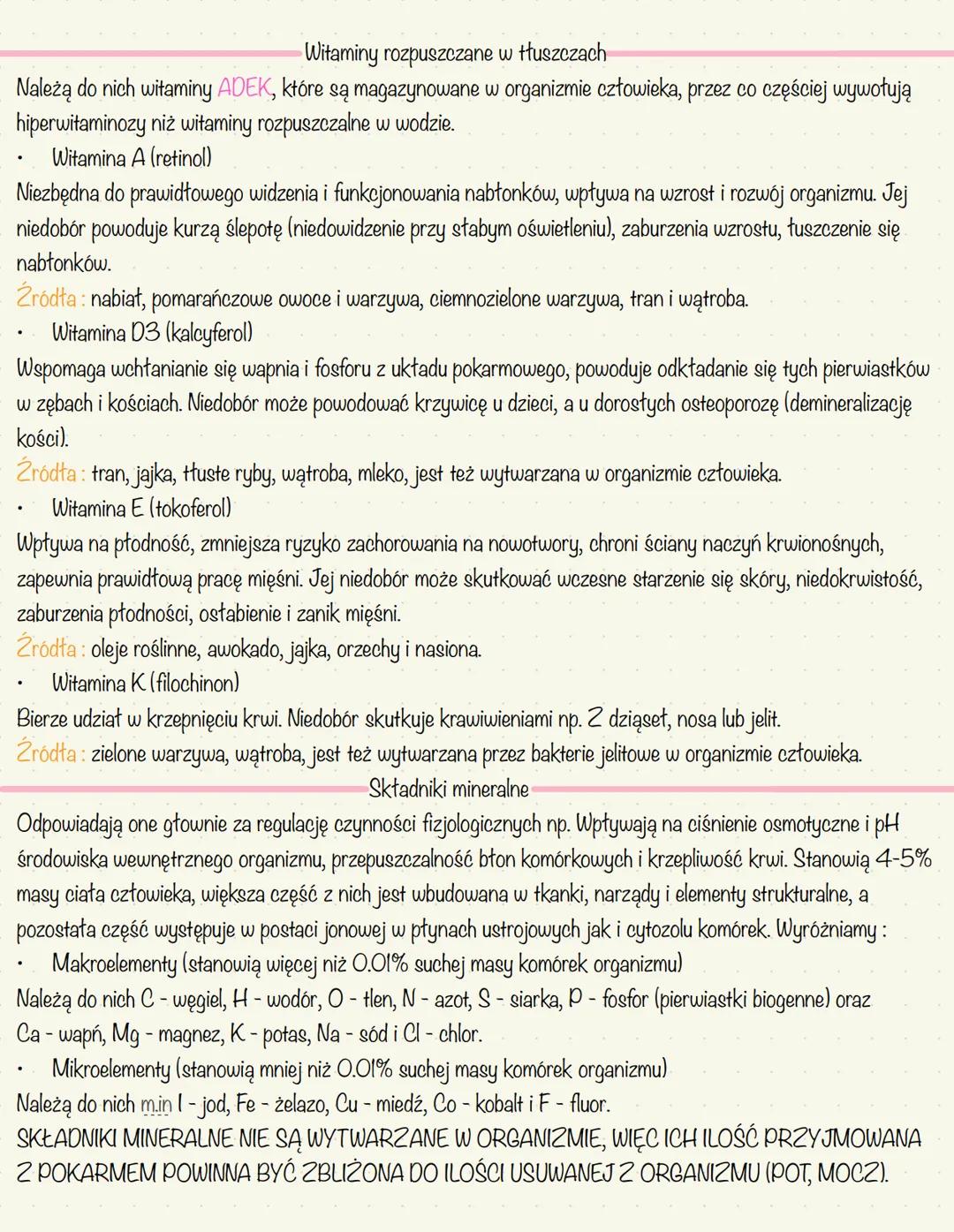 Awitaminoza - brak witamin w organizmie
Hipowitaminoza - niedobór witamin w organizmie
Hiperwitaminoza - nadmiar witamin w organizmie
Nie