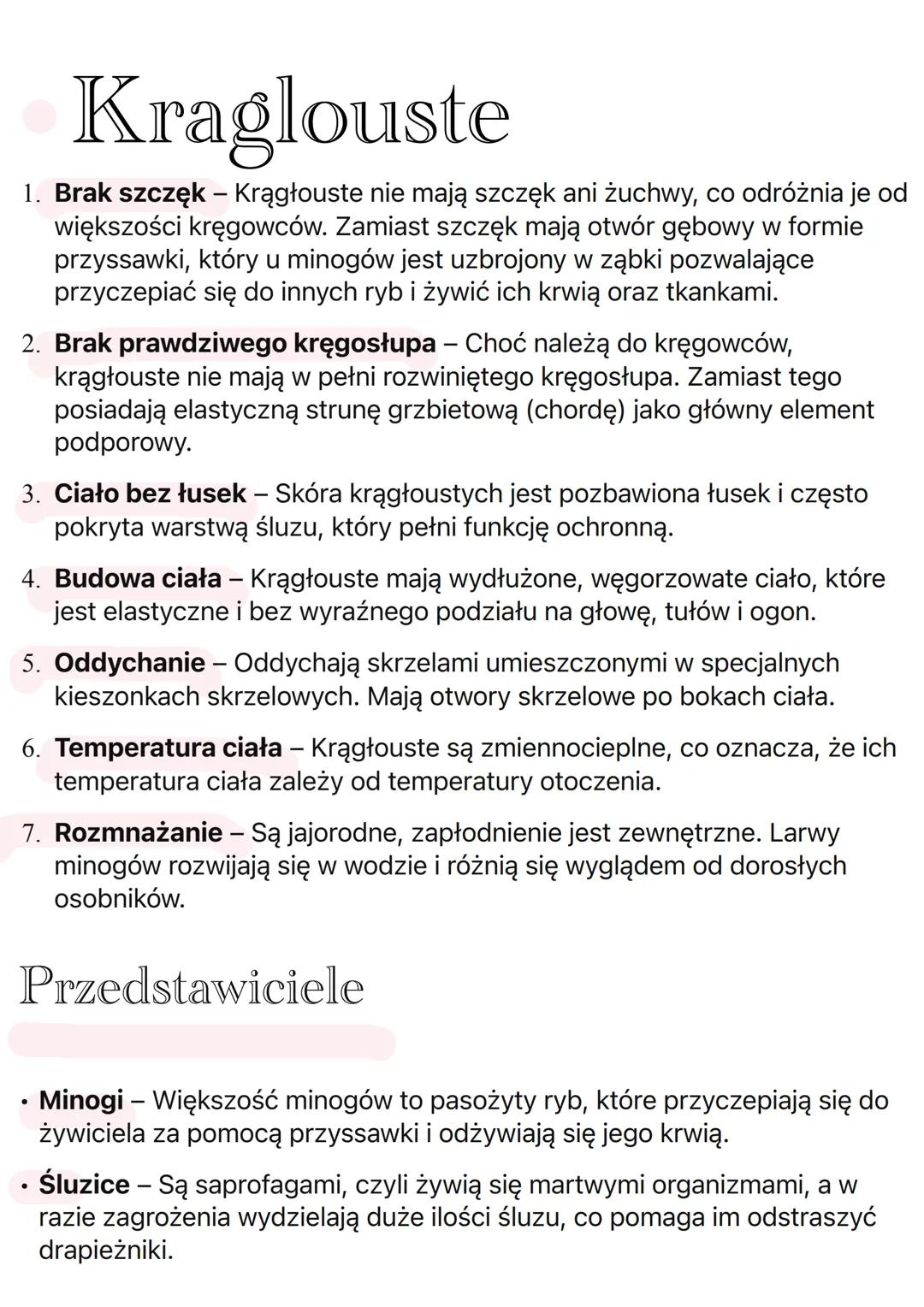 # KREGOWCE
Cechy
1. Kręgosłup - Kręgowce posiadają kręgosłup, który składa się z
kręgów i chroni rdzeń kręgowy. To cecha wyróżniająca krę