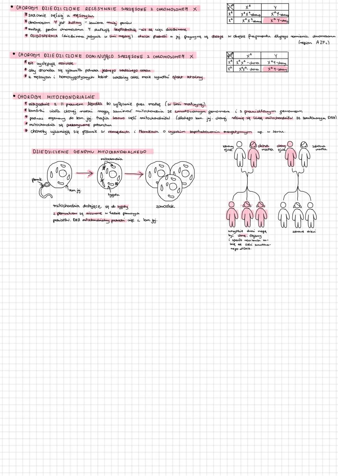 # спапаbу jeenagename
• RODZAJE CHORÓB JEDNOGENOWYCH
04/11/2024
-większość jest związana mystąpieniem mutacji DNA jadronym.
-jeśli mutac