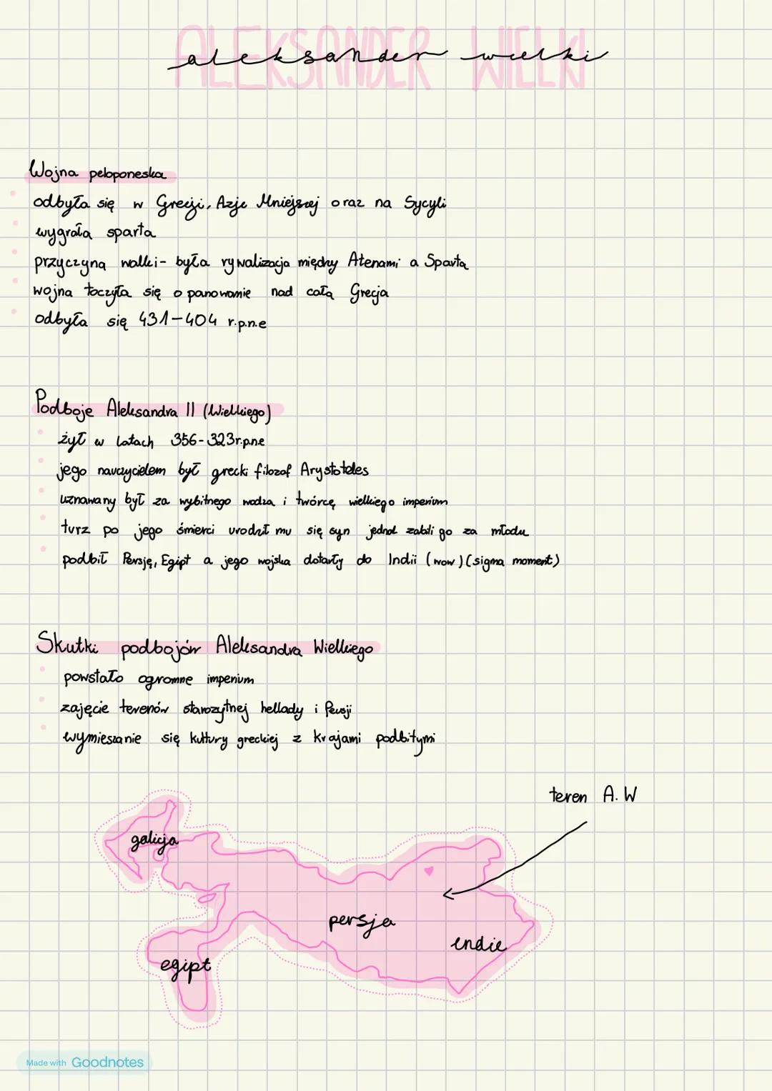 # aleksander wielki
Wojna pebponeska
* odbyła się w Greiji, Azje Mniejszej oraz na Sycyli
* wygrała sparta
* przyczyna nallki- była