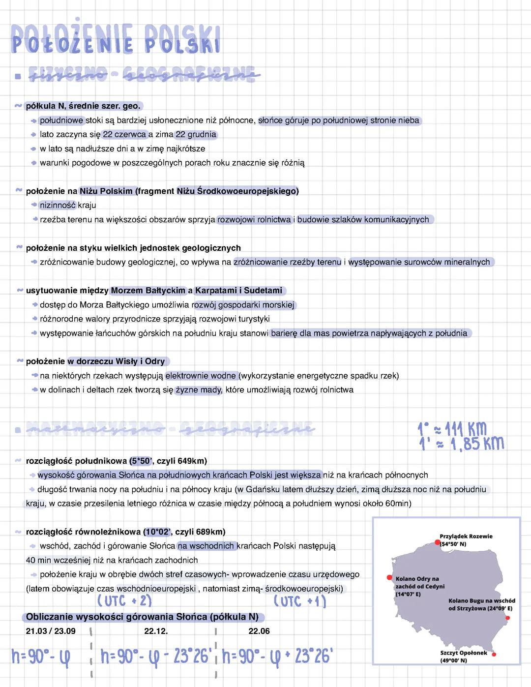 1.1 Położenie i obszar Polski