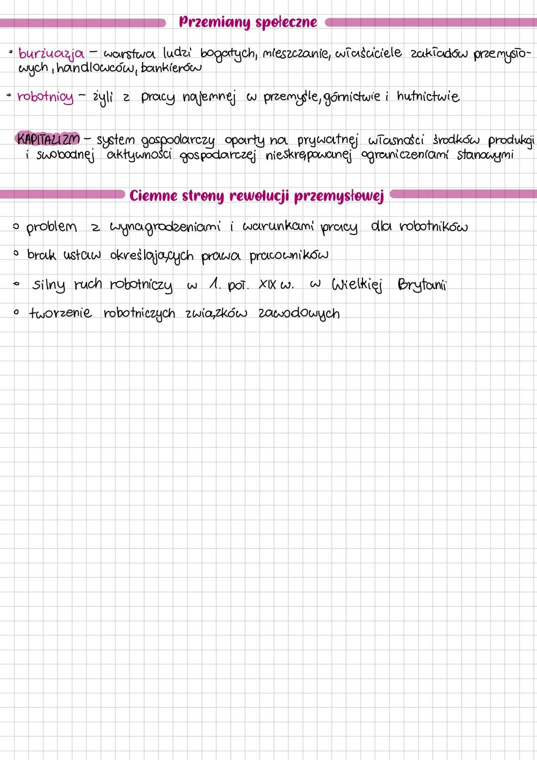 # WIEK PARY I WEGLA. REWOLUCJA PRZEMYSŁOWA
Rewolucja Przemysłowa zapoczątkowana w Wielkiej Brytanii w XVIllw.
przyczyniła się, do przyspies