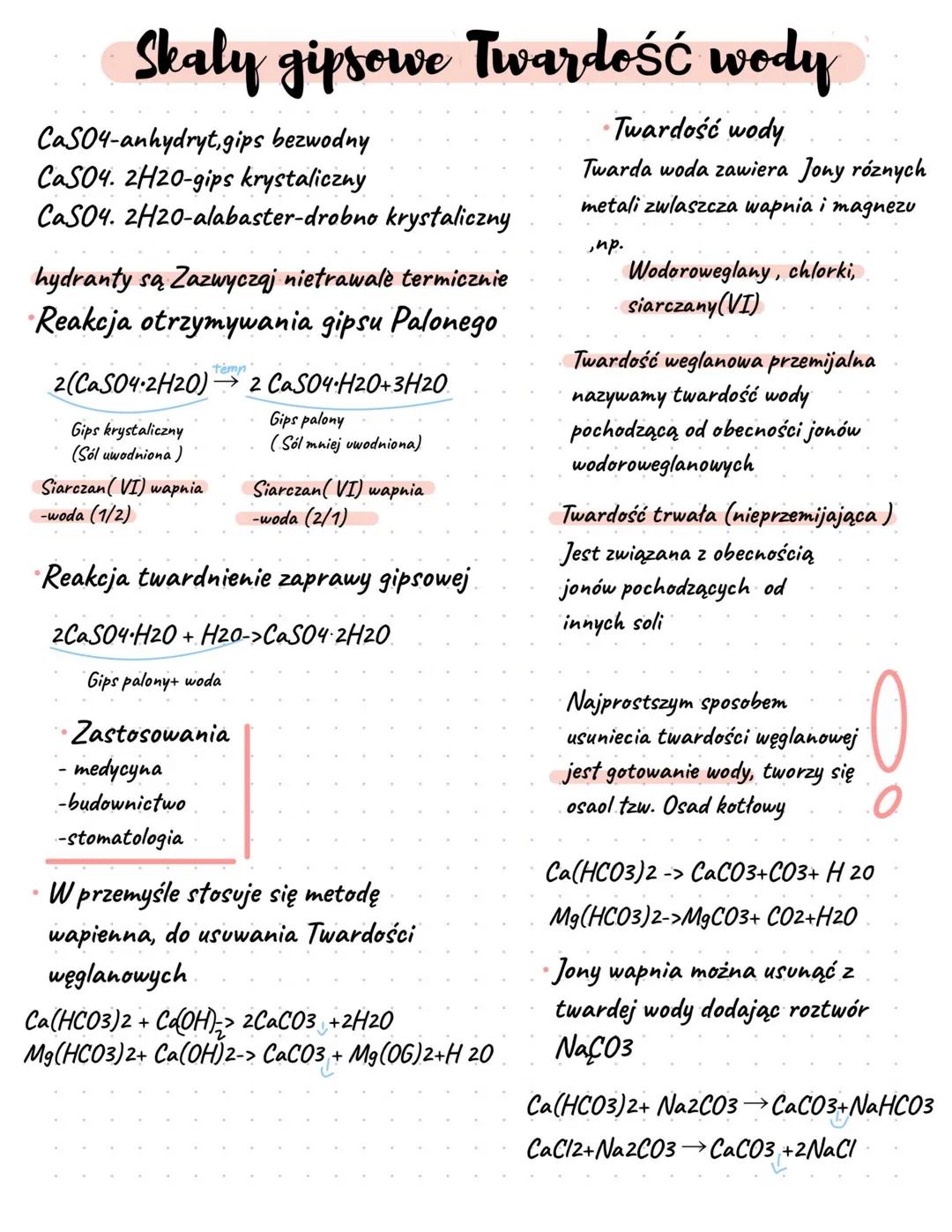 # Związki wapria i ich zastosowania
Ca CO3-Skały Wapienne-Wapień, Marmur, Kreda
* Wykrywanie Skat Wapiennych
1
HCl (aq)
CaCO3 Cs)
2
W