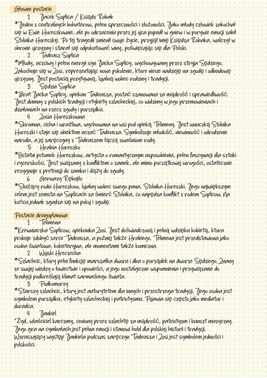 Sprawdzian z Księgi 10 i 11 Pana Tadeusza
Część I: Pytania otwarte
1 Opisz sytuację, ktora miała miejsce na zamku po powrocie szlachty. Kt