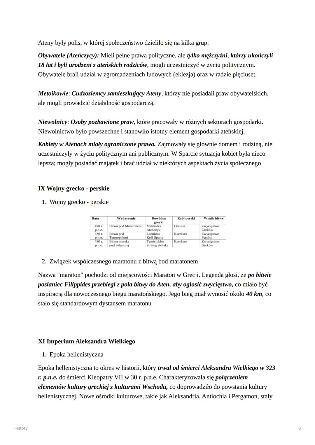 History
Status In progress
Temat VII Grecja - kolebka cywilizacji europejskiej (3 tys. p.n.e)
1. Położenie : południowa część Półwyspu Bałka