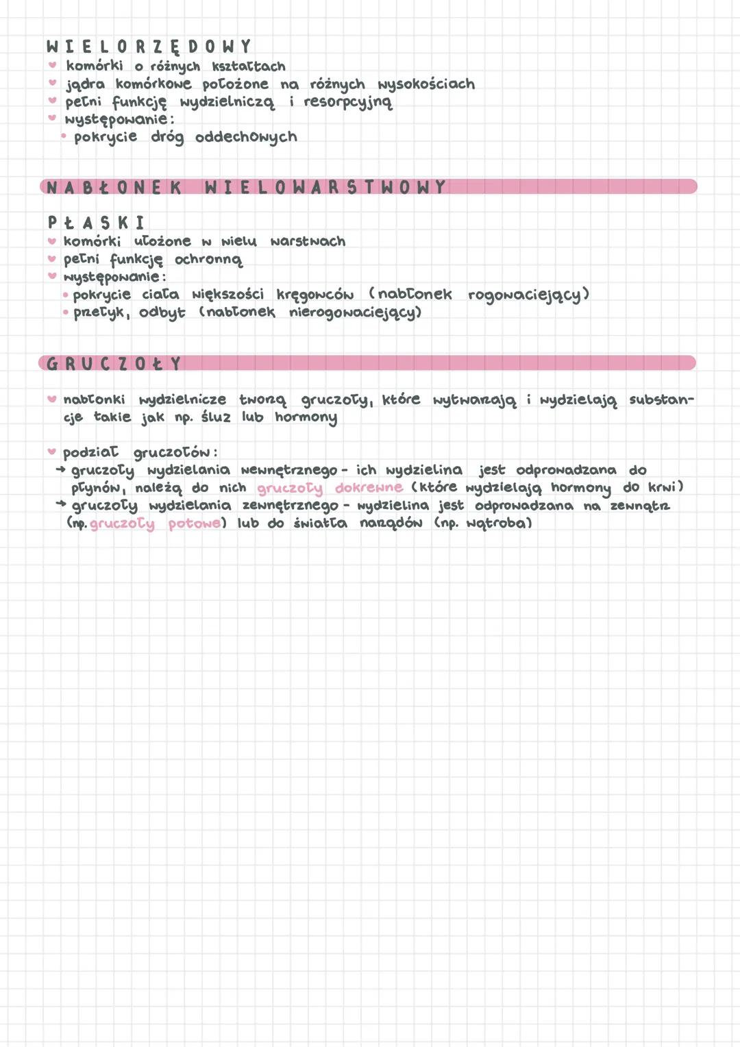 # tkanka nabłonkowa
CECHY KOMÓREK TKANKI NABŁONKOWEJ
* są ułożone w zwarty sposób
* są osadzone na błonie podstawnej
* błona podstaw