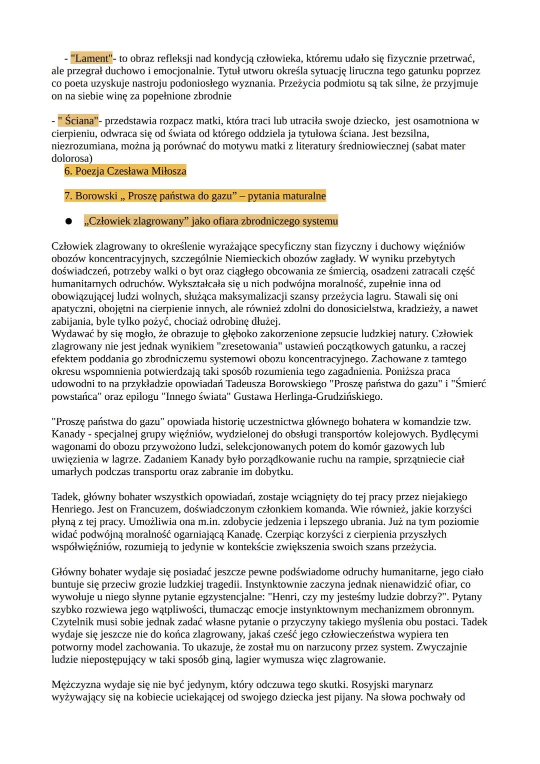 LITERATURA WOJNY I OKUPACJI
1. Dlaczego powstała literatura wojenna?
→ rejestrowanie zbrodni ku przestrodze
→ dawanie świadectwa zbrodni
→ z