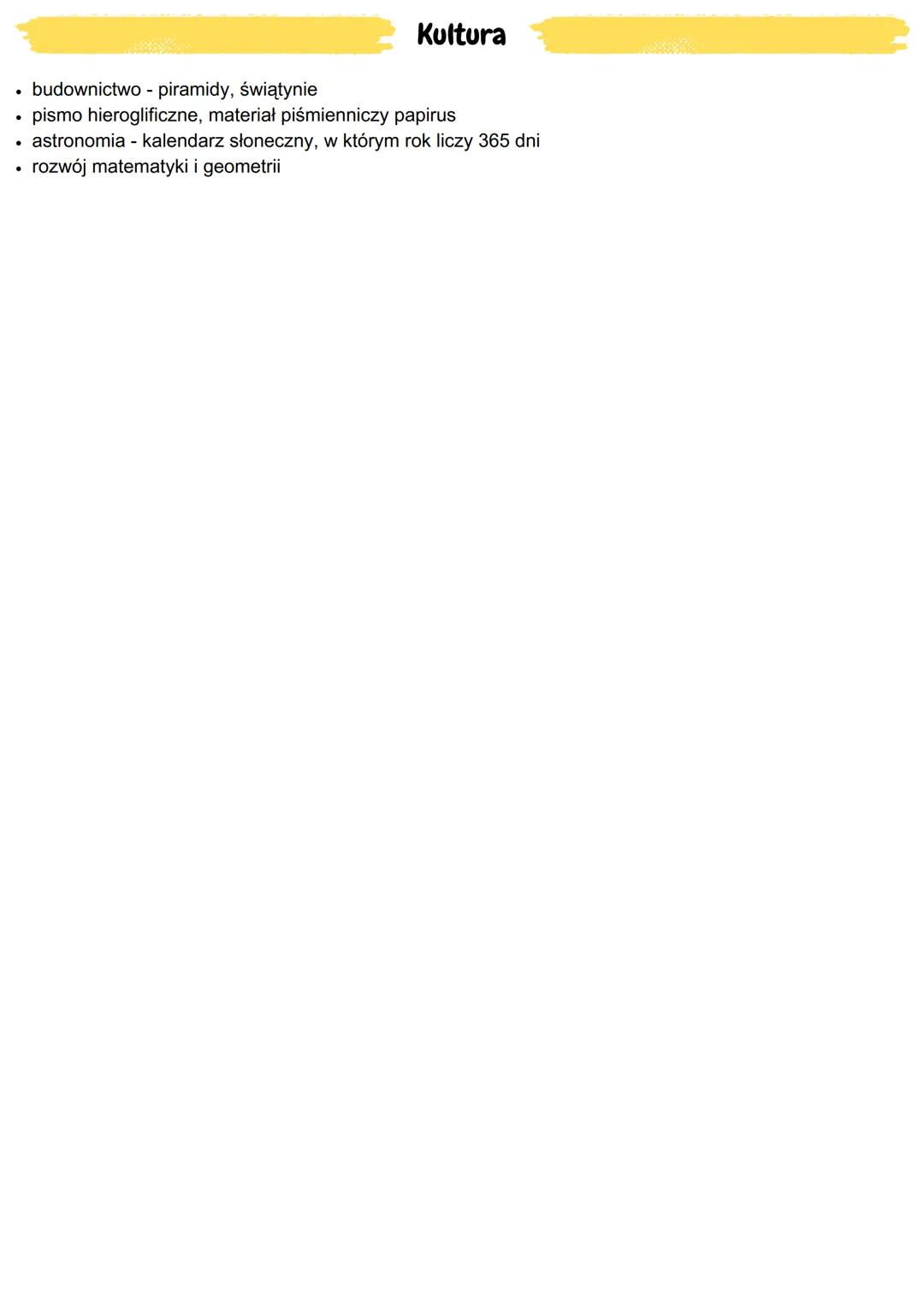 # Egipt Faraonów
Egipt - dar Nilu:
*   Dolny Egipt - tereny od delty Nilu (północ kraju), stolica Memfis
*   Górny Egipt - cała reszta (po