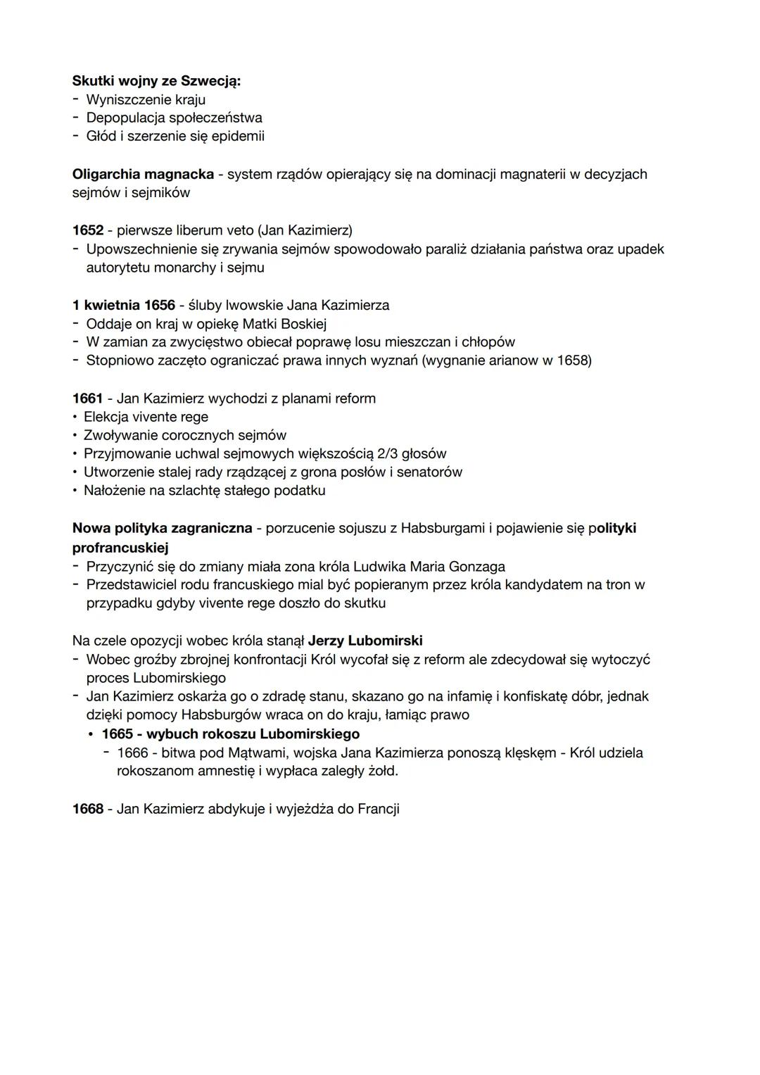 Rzeczypospolita na przełomie XVI i XVII wieku
1574 - Henryk Walezy ucieka z Polski, traci on koronę
• Interrexem zostaje prymas Jakub Uchańs