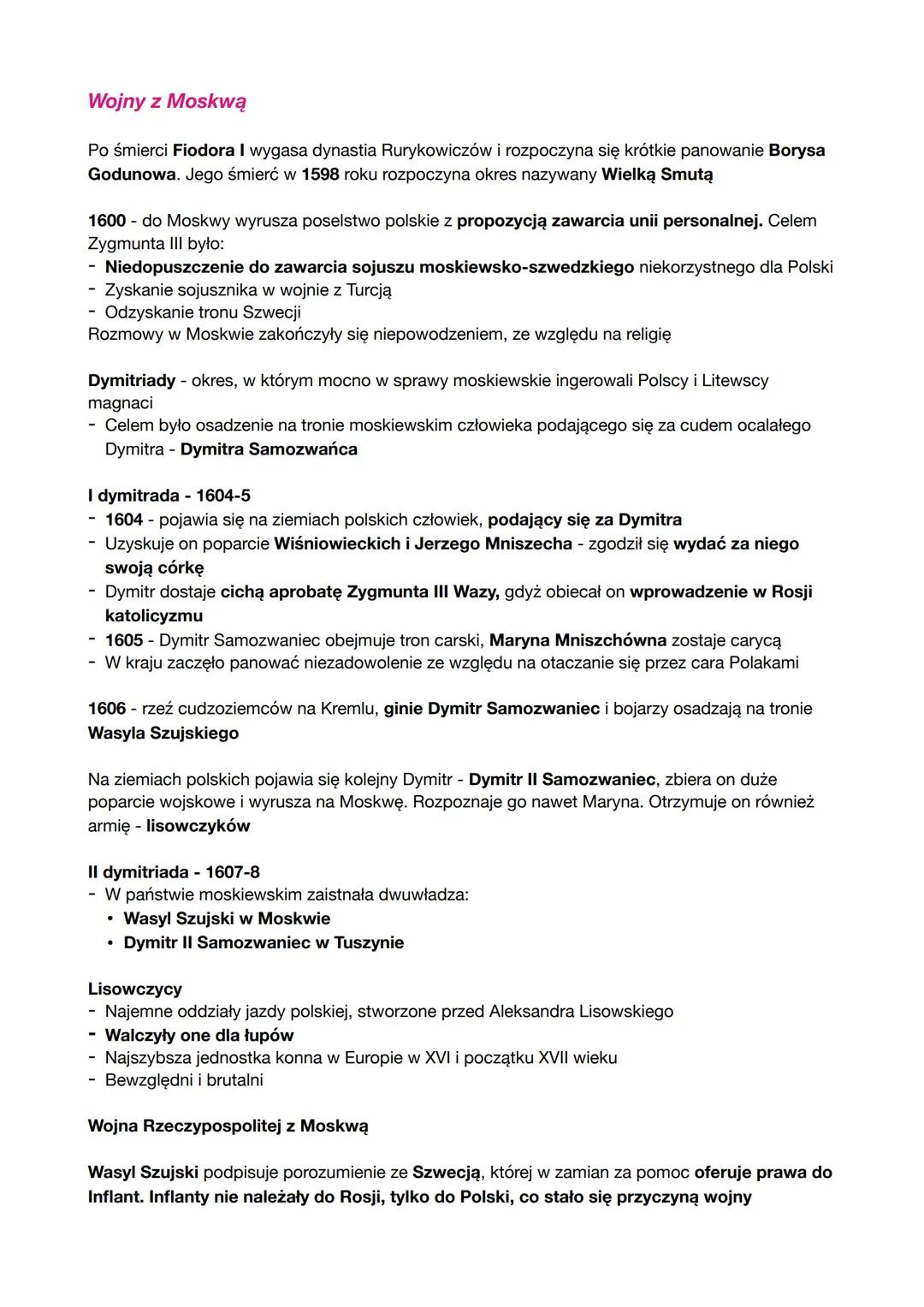 Rzeczypospolita na przełomie XVI i XVII wieku
1574 - Henryk Walezy ucieka z Polski, traci on koronę
• Interrexem zostaje prymas Jakub Uchańs
