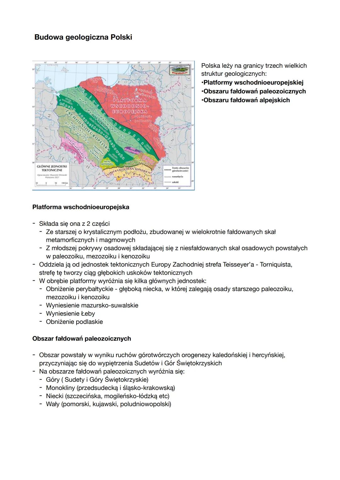 Zróżnicowanie środowiska przyrodniczego Polski
Położenie i obszar Polski. Regiony fizycznogeograficzne
Skrajne punkty Polski:
⚫ Jastrzębia G
