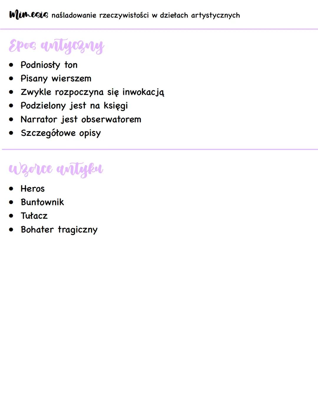 Antyk
Początek datuje się na wydarzenie
wynalezienia pisma - 4 tysiące lat p.n.e.
Koniec datuje się na upadek cesarstwa
zachodniorzymskiego