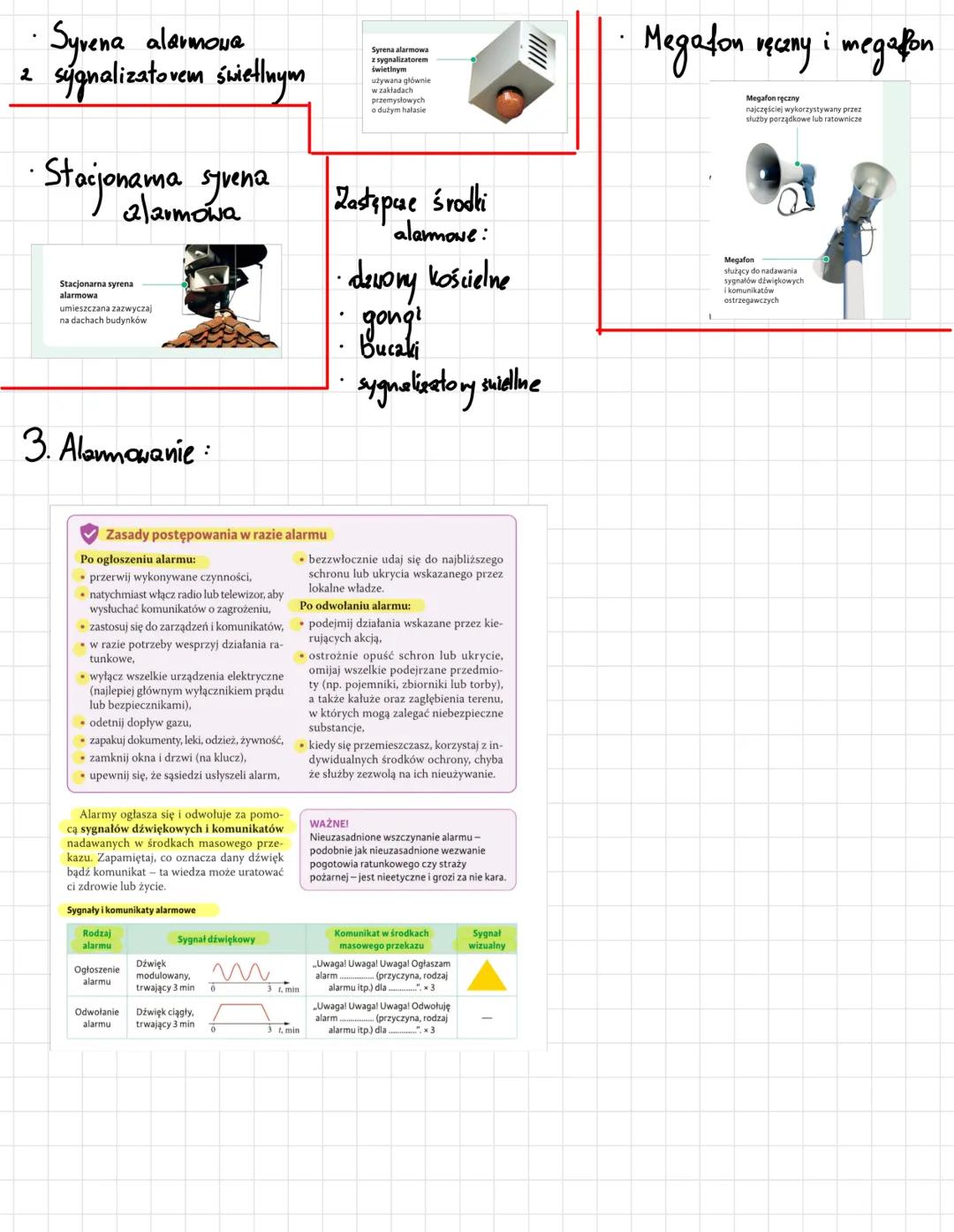 Temat: Raygotowal
Raygotowanie do sprawdziann 2 EDB.
Pierwszy temat - Ostrzeganie o zagrożeniach i alarmowanie.
1. System wykrywania skaże