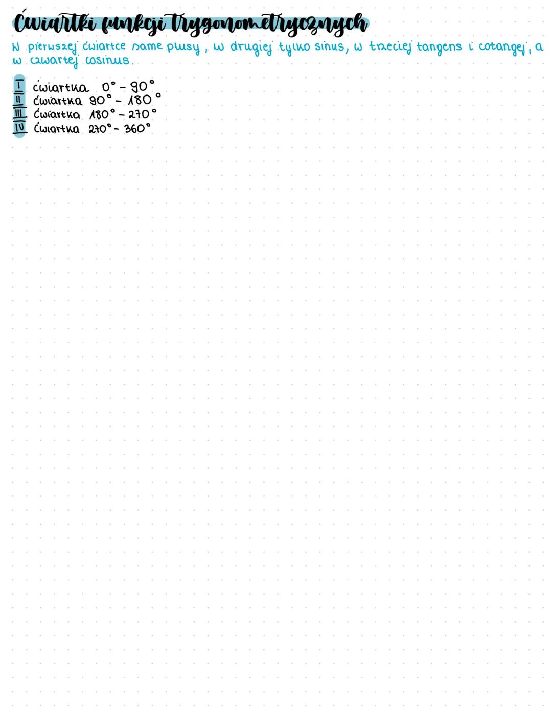 Trygonometria
Definicja funkcji trygonometrycznych
a
B
Waględem kąta :
Waględem Kota B:
Sin 2 = a
sin B = b
COS R = +
cos B = a
L
tg ka
=
to