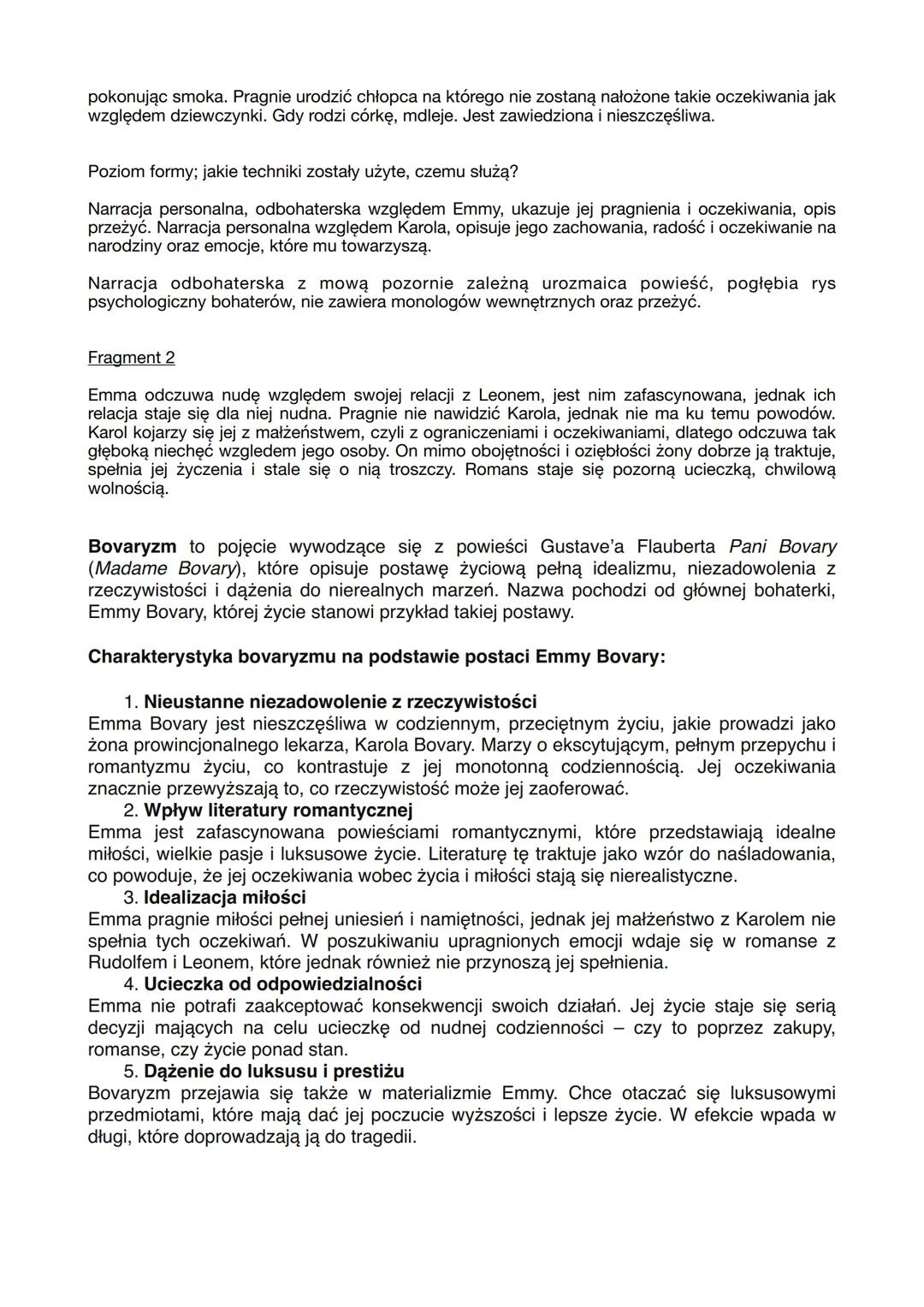 Wprowadzenie do pracy z powieścią.
powstanie 1851r. - 1856r.
wydanie 1857r.
Najwcześniejsza powieść. Europejski kanon literatury. Powieść na