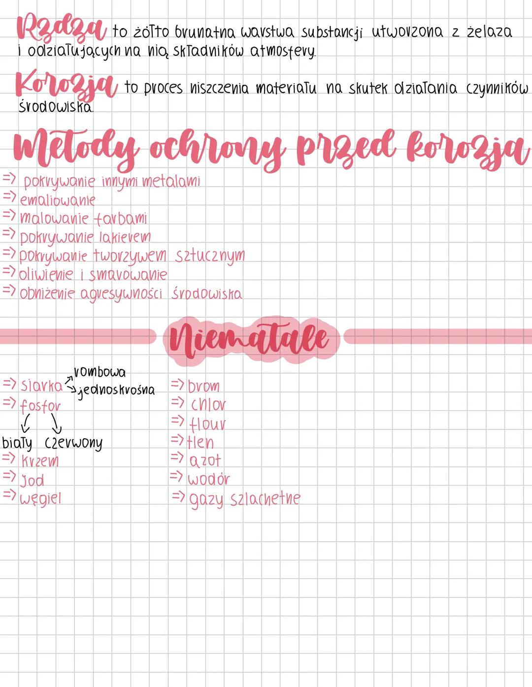 # Chemia metale wametale
Podobieństwa
=>stan skupienia (rtęć)
=> metaliczny połysk
=> barwa srebrzystoszara (złoto, miedź)
=> Ciągliwość i