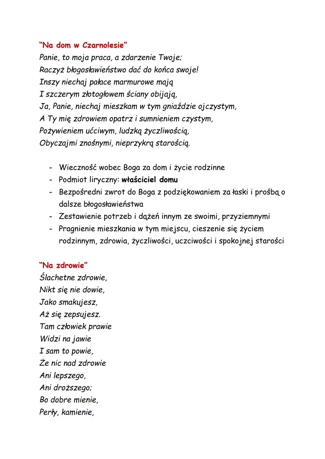 Fraszki
Autor: Jan Kochanowski
Fraszki należą do liryki, mówią o uczuciach, przemyśleniach i
obserwacjach podmiotu lirycznego. Są zwykle kró