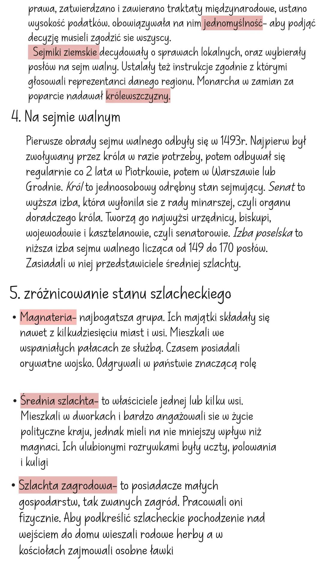 # DEMOKRACJA SZLACHECKA
1. Stan szlachecki
Szlachta to potomkowie rycerzy zjmujący się dobrami
ziemskimi. Przejeli prawo do noszenia szabl
