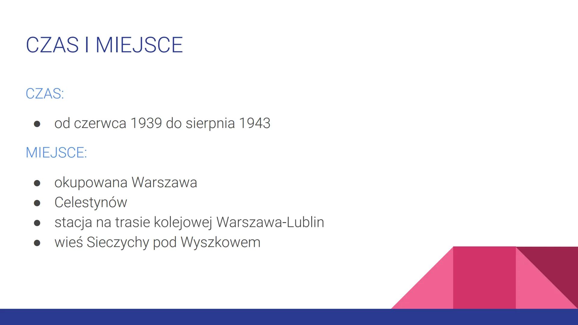 # “KAMIENIE NA SZANIEC”
ALEKSANDER KAMIŃSKI # GENEZA
Utwór powstał w oparciu o pamiętnik Zośki - Tadeusza Zawadzkiego. Poza
tym Aleksander