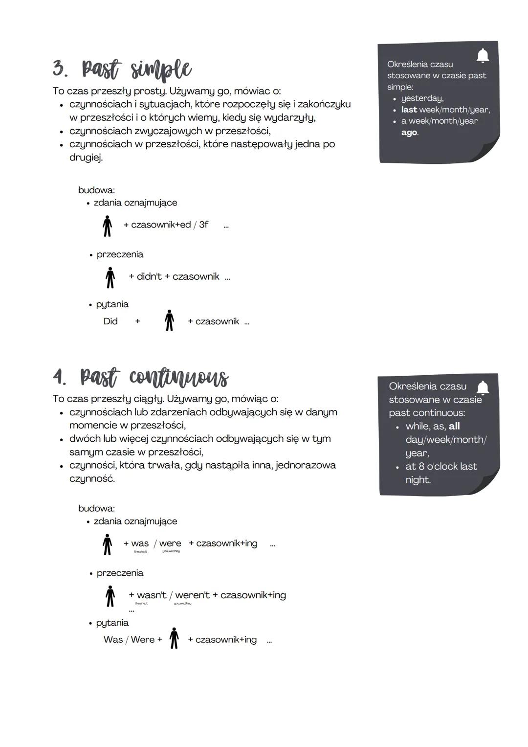 # Czasy w języku
angielskim
1. Present simple
To czas teraźniejszy prosty. Używamy go, mówiąc o:
- rzeczach i zjawiskach, które są zawsze