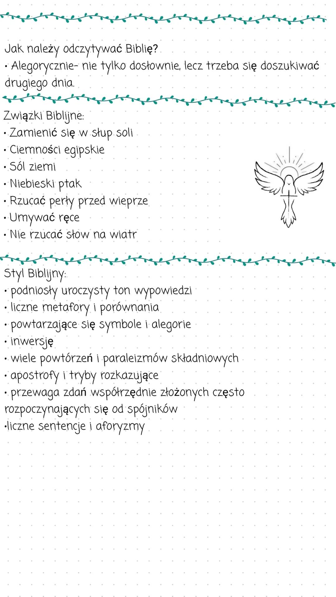 Biblia
Antyk- IX / VIII w. p.ne
Biblia-XIII w. p.n.e
Biblię należy traktować jako dzieło literackie.
Stary testament - ST
Nowy testament - N