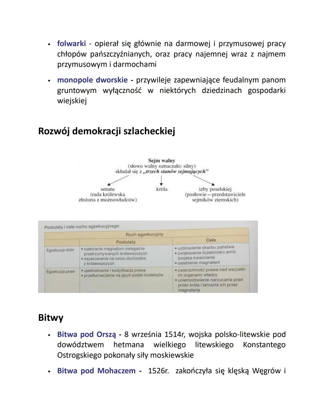 Podział społeczny ludności
Społeczeństwo państwa polsko-litewskiego w XVI w. miało charakter
stanowy. Składało się z czterech stanów społecz