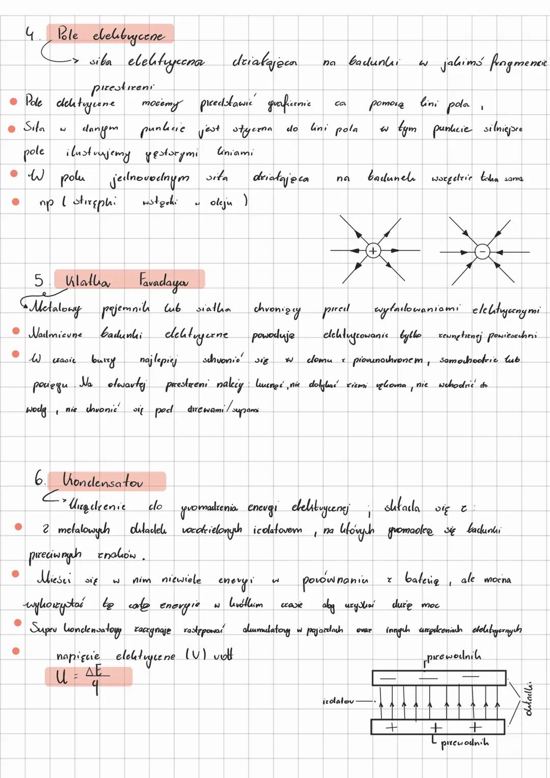 # Elektrostatgro
1. Kadunki elektryconпе
⚫clwa valzaje kadunków: + ;
• jeśli dwa cinta maje takie same Eadunki odpychaje sie jeśli preciw