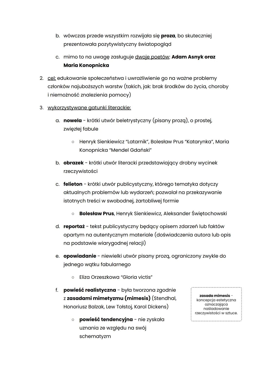 # Pozytywizm
"Przekuć miecze na lemiesze" - przestać walczyć, zacząć pracować (patriotyzm
walki patriotyzm pracy)
centrum rozwoju pozytywi