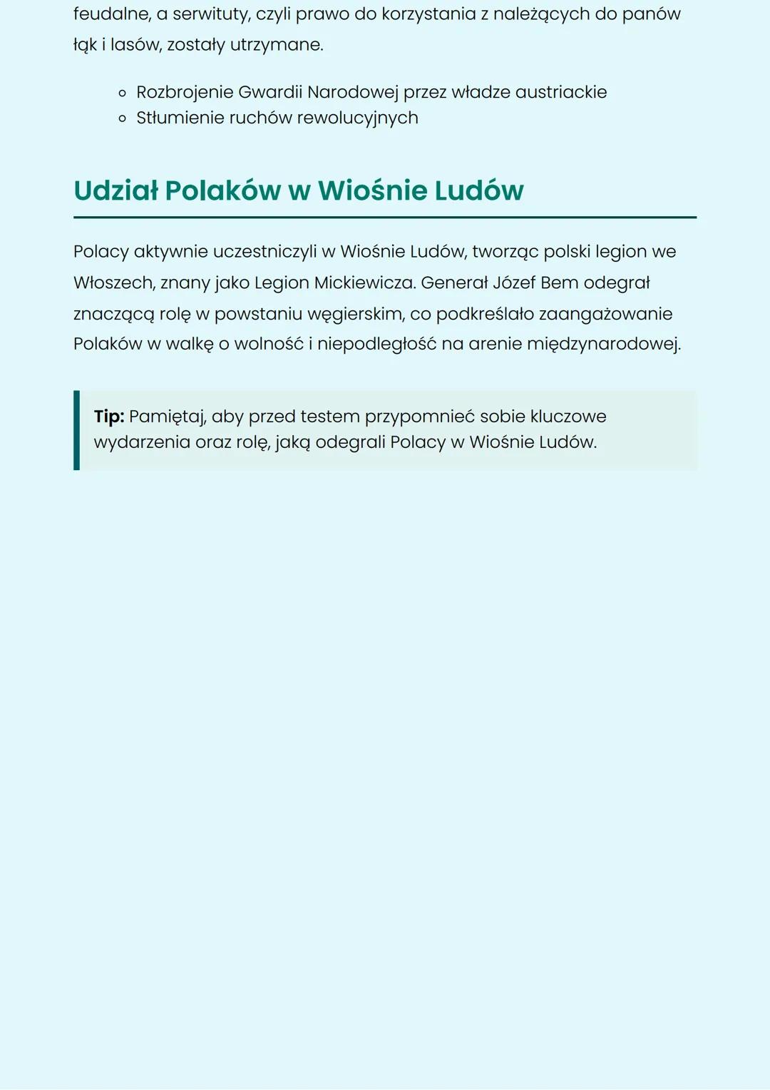 Wiosna Ludów na
ziemiach polskich
Przegląd wydarzeń i udział Polaków
Wiosna Ludów w Wielkopolsce
Wiosna Ludów w Wielkopolsce rozpoczęła się