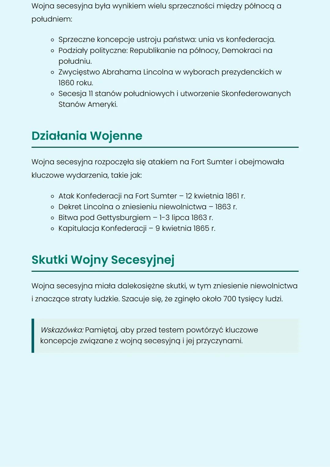# Wojna Secesyjna i Rozwój
Terytorialny USA
Przemiany terytorialne i społeczne w XIX wieku
## Rozwój Terytorialny Stanów Zjednoczonych
W
