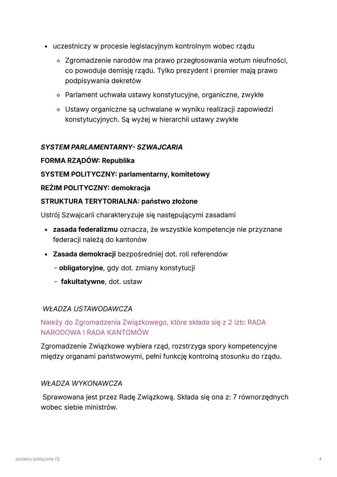 # systemy polityczne (1)
System prezydencki- USA
Występuje wyraźny podział między władzą wykonawczą, a ustawodawczą
* nie ma premiera, pr