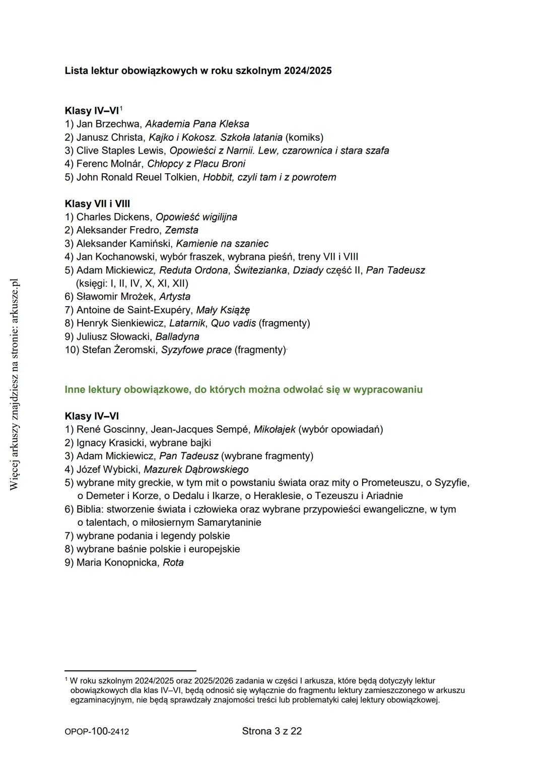 Więcej arkuszy znajdziesz na stronie: arkusze.pl
CENTRALNA
KOMISJA
EGZAMINACYJNA
WYPEŁNIA UCZEŃ
KOD UCZNIA
Arkusz zawiera informacje
prawnie