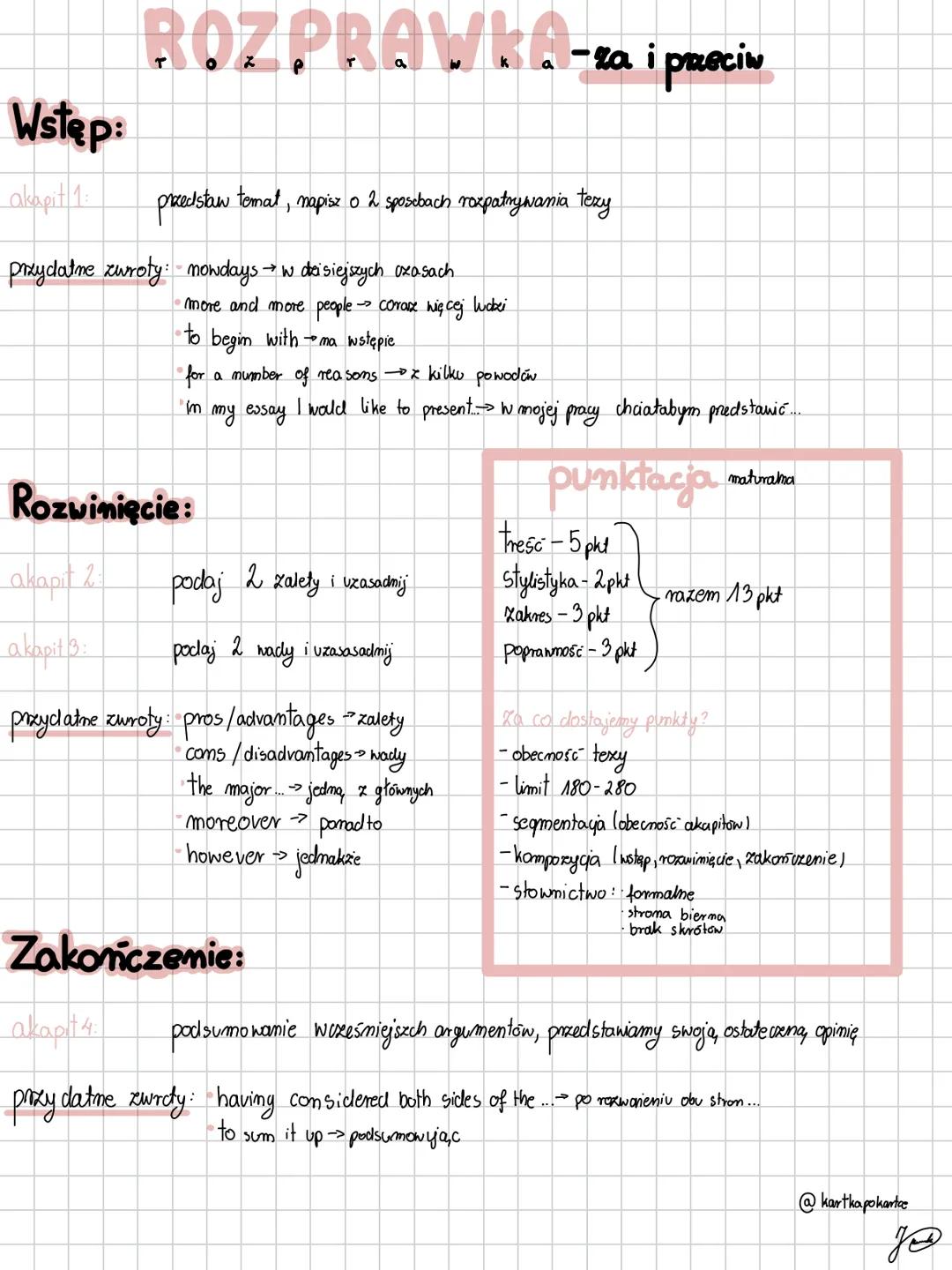 # ROZPRAVKA-za i precin
# Wstęp:
akapit 1
przedstaw temat, napisz o 2 sposobach rozpatrywania tezy
przydatne zwroty: nowdays w dzisiejsz