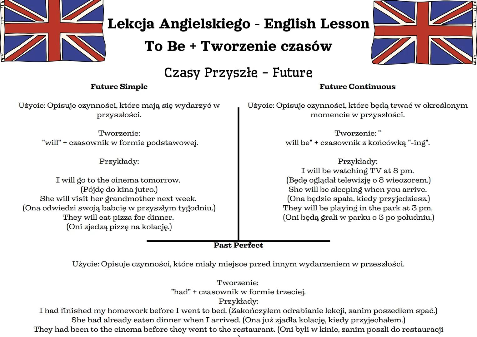 # Lekcja Angielskiego - English Lesson
To Be + Tworzenie czasów
Czas Teraźniejszy - Present
Present Simple (teraźniejszy prosty)
- Używa