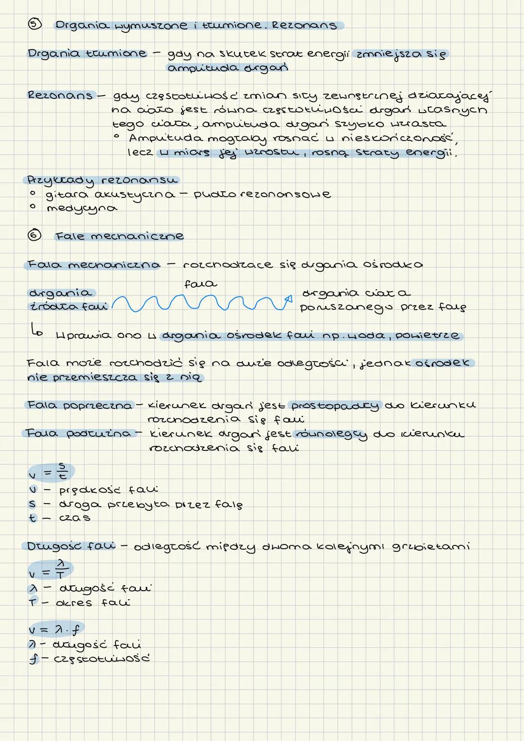 ①
ORGANIA I FALE
Prawo Hooke'a
Przyrost dugości sprężyny Ol jest wprost proporcjonalny do działajacej
Sity F
。 nie jest to podstawowe prawo