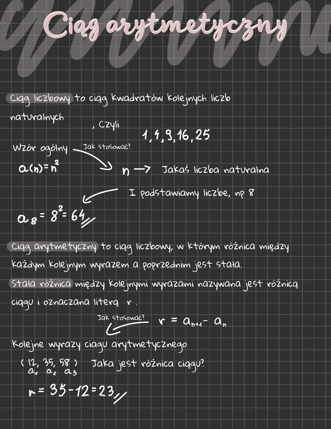 Ciąg arytmetyczny