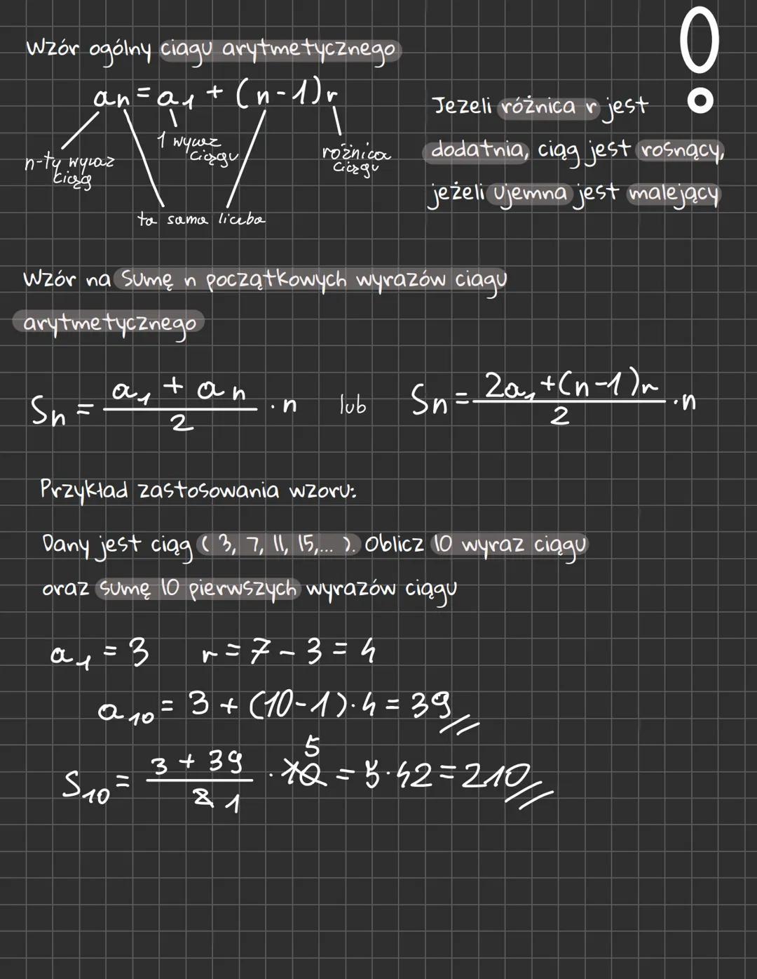 Ciąg arytmetyczny
u
Ciąg liczbowy to ciąg kwadratów kolejnych liczb
naturalnych
Czyli
Wzór ogólny
a(n) = n²
Jak stosować?
ag
2
= 8² = 64/1/